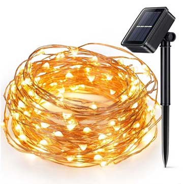 Cum funcționează o lumină solară cu fir de cupru?