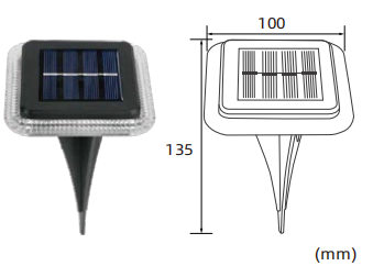 Lampă de podea solară cu lumină solară