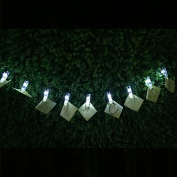 Număr solar String Light